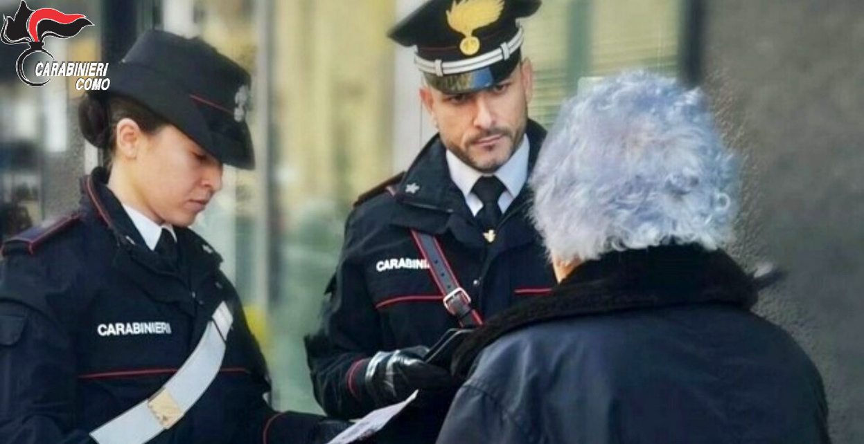 Anziano riesce a fermare una truffa del finto carabiniere