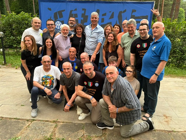 Raduno degli Inter Club per celebrare Scudetto e Coppa Italia alla Pinetina
