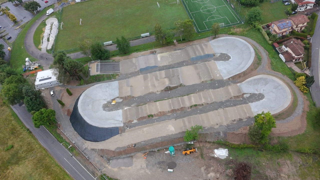 Inaugurazione della nuova pista da Bmx a Olgiate Comasco
