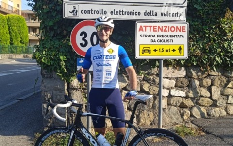 Installazione di segnaletica per la sicurezza dei ciclisti a San Fermo della Battaglia